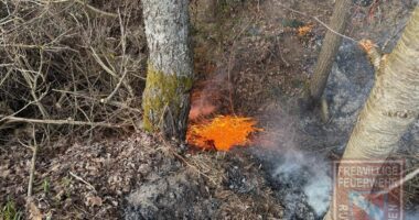 B1 – Brand im Freien