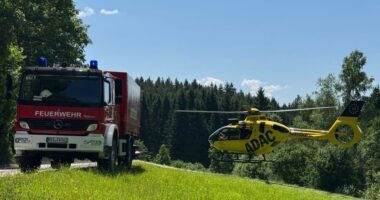 THL 1 – VU Motorradunfall bei Böbrach