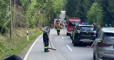 THL VU – Motorradfahrer (67) schwerst verletzt, aber außer Lebensgefahr