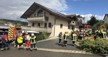 B1 – Rauchentwicklung an einer Fräsmaschine in einer Schreinerei in Viechtach